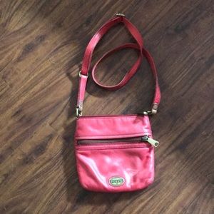 Coral Fossil crossbody purse